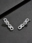 Iced Infinity Drop Earrings