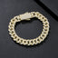 10mm Smooth-Link Plain Miami Cuban Bracelet