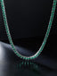 4mm Green CZ Tennis Chain