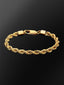 6mm Twisted Rope Chain Bracelet