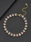 7mm Pink Baguette Bracelet