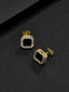 9mm Square Iced Stud Earrings