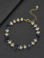9mm Blue Baguette Bracelet