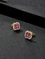 Iced Street CZ Stud Earrings