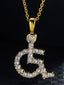 3D Wheelchair Figure Pendant