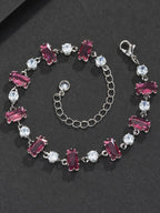 9mm Red Baguette Bracelet