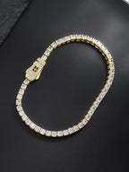 Cross Tennis Bracelet