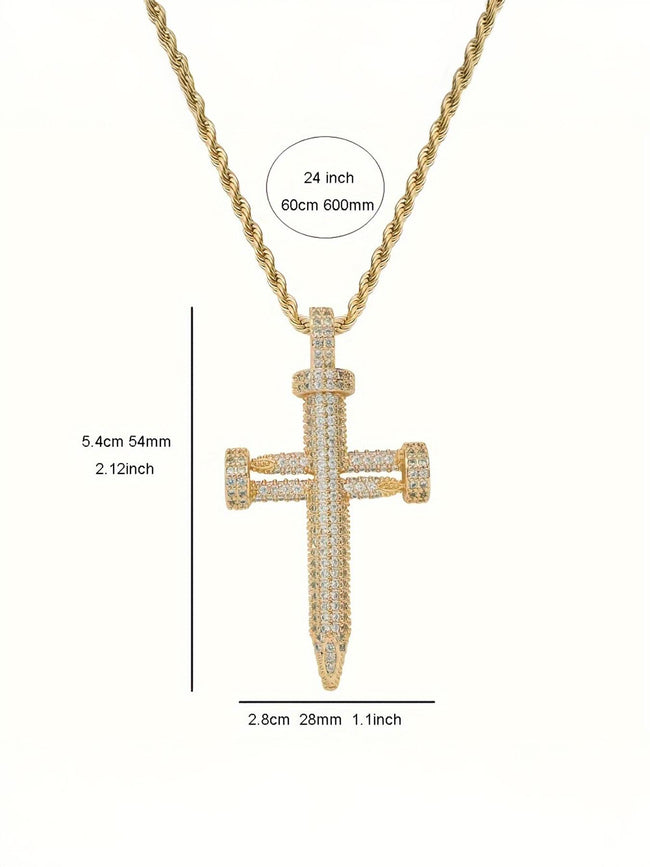 Nail Cross Pendant Main Image