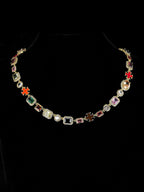 Color Gem Iced Chain