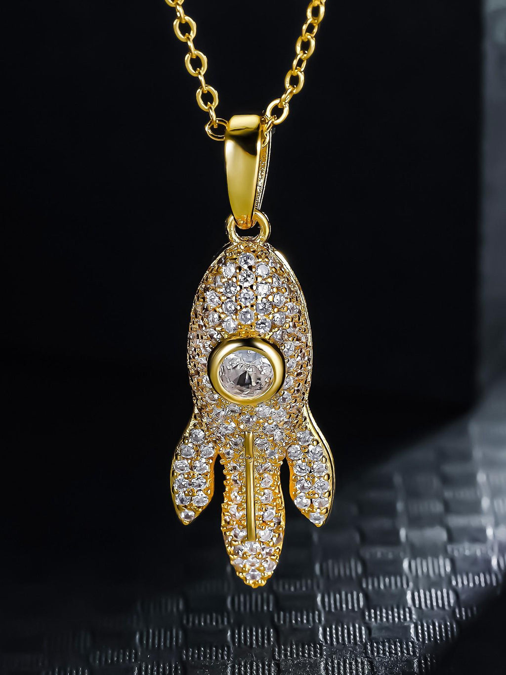 3D Rocket Pendant