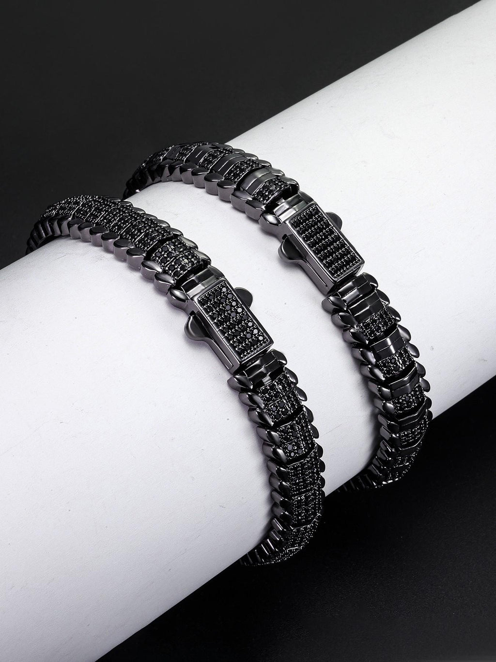 9MM Faceted Snake Bracelet