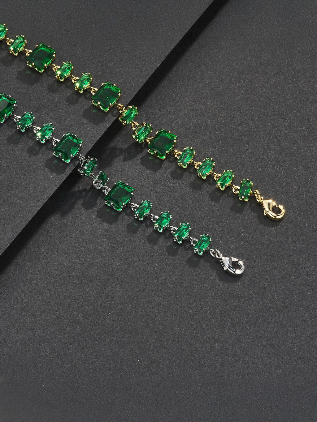 Green Baguette Bracelet