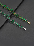 Green Baguette Bracelet