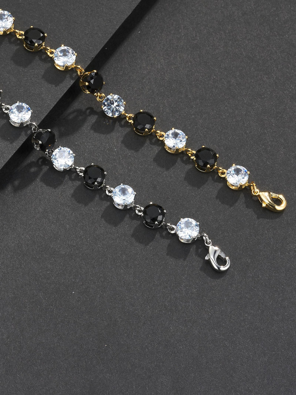 5MM Black Round Tennis Bracelet