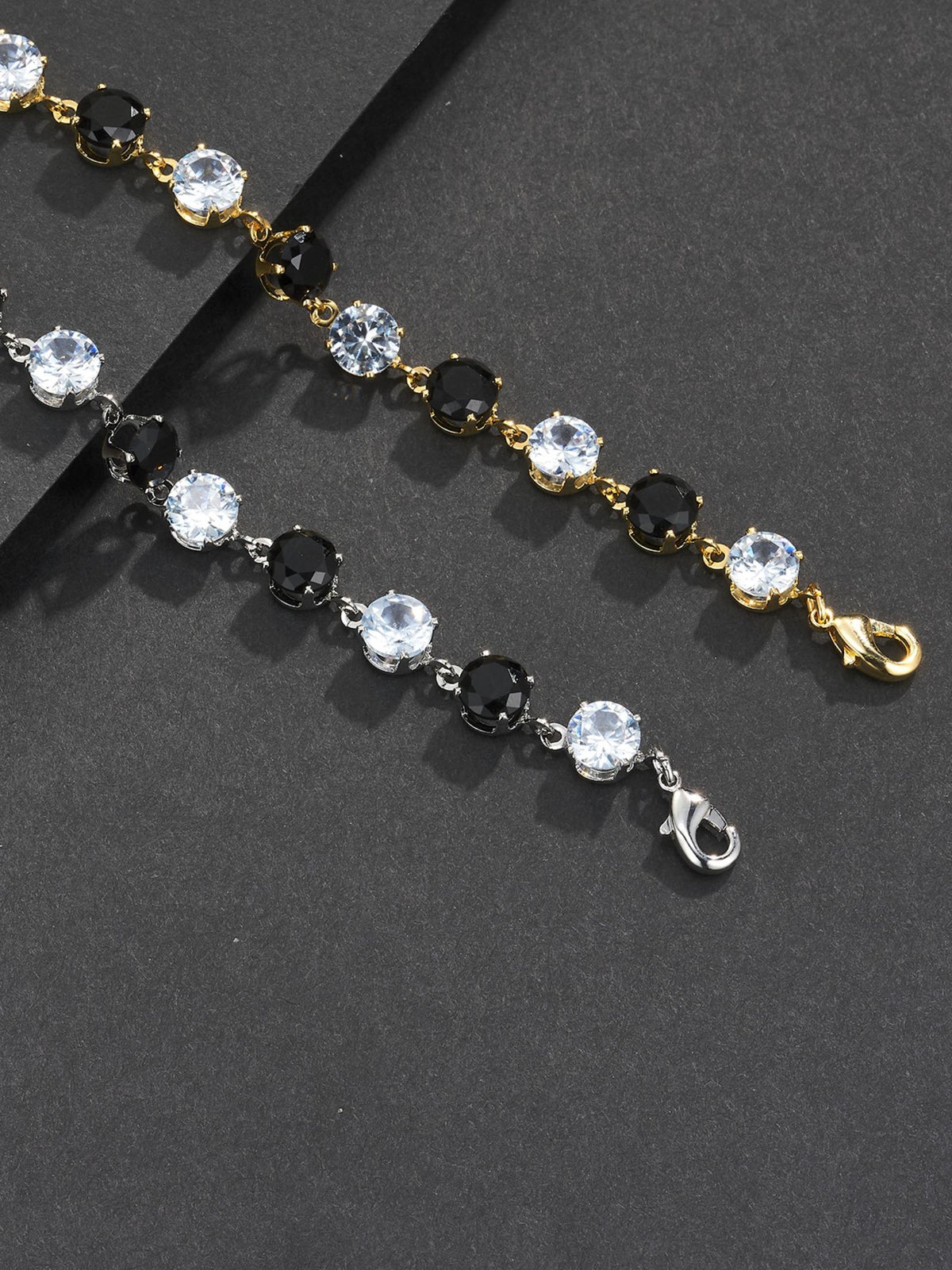 5MM Black Round Tennis Bracelet