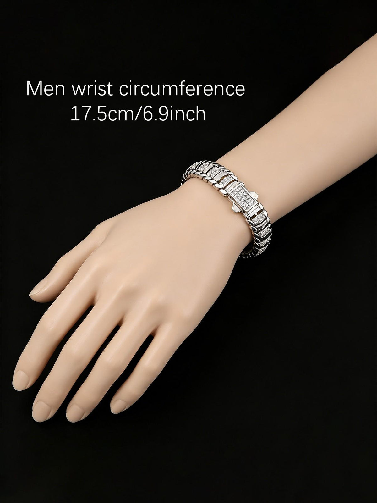 9MM Faceted Snake Bracelet