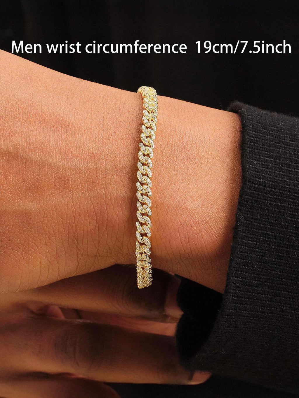 5mm Iced Miami Cuban Link Bracelet