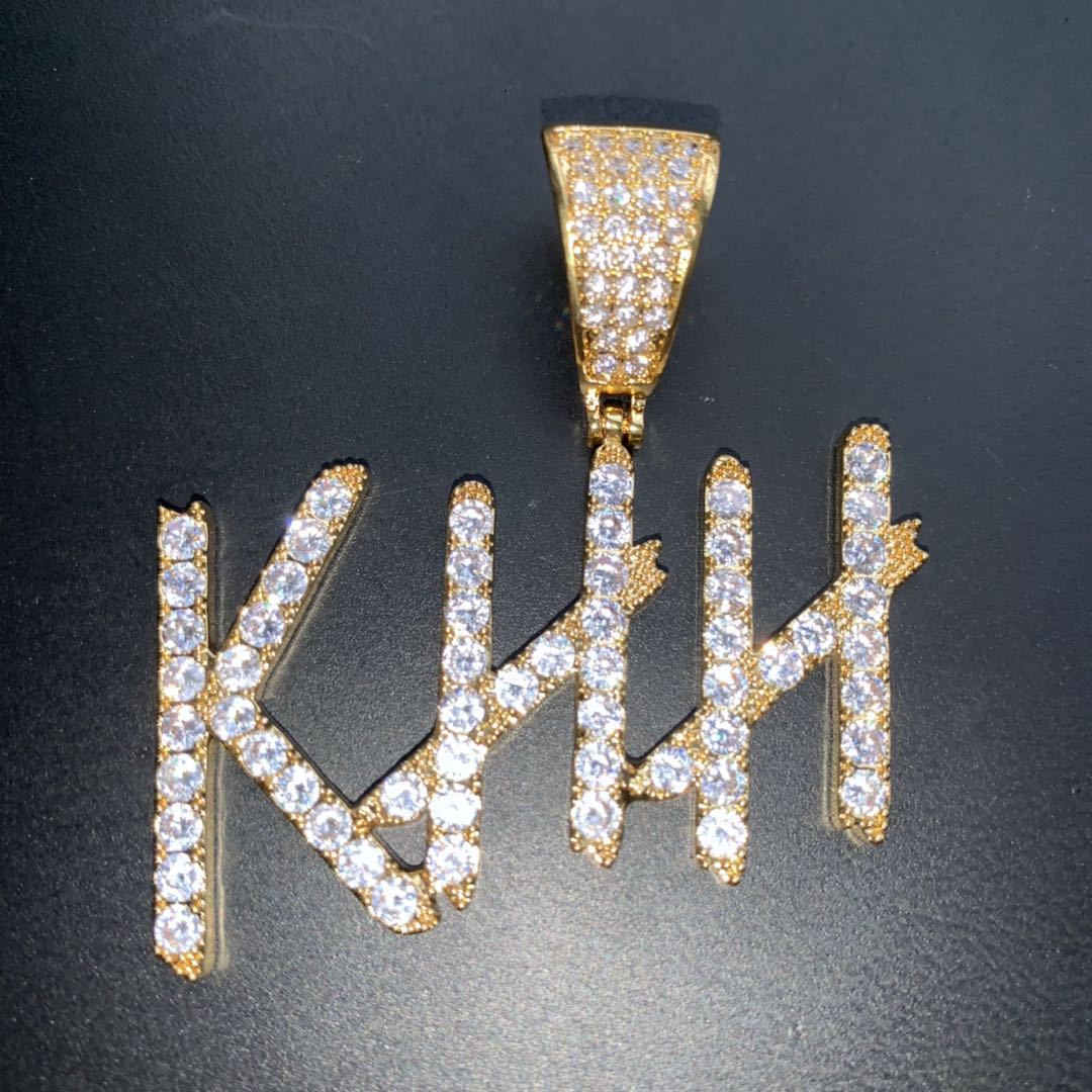 Custom Script Letter & Number Pendant