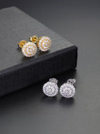 Triple Circle Stud Earrings
