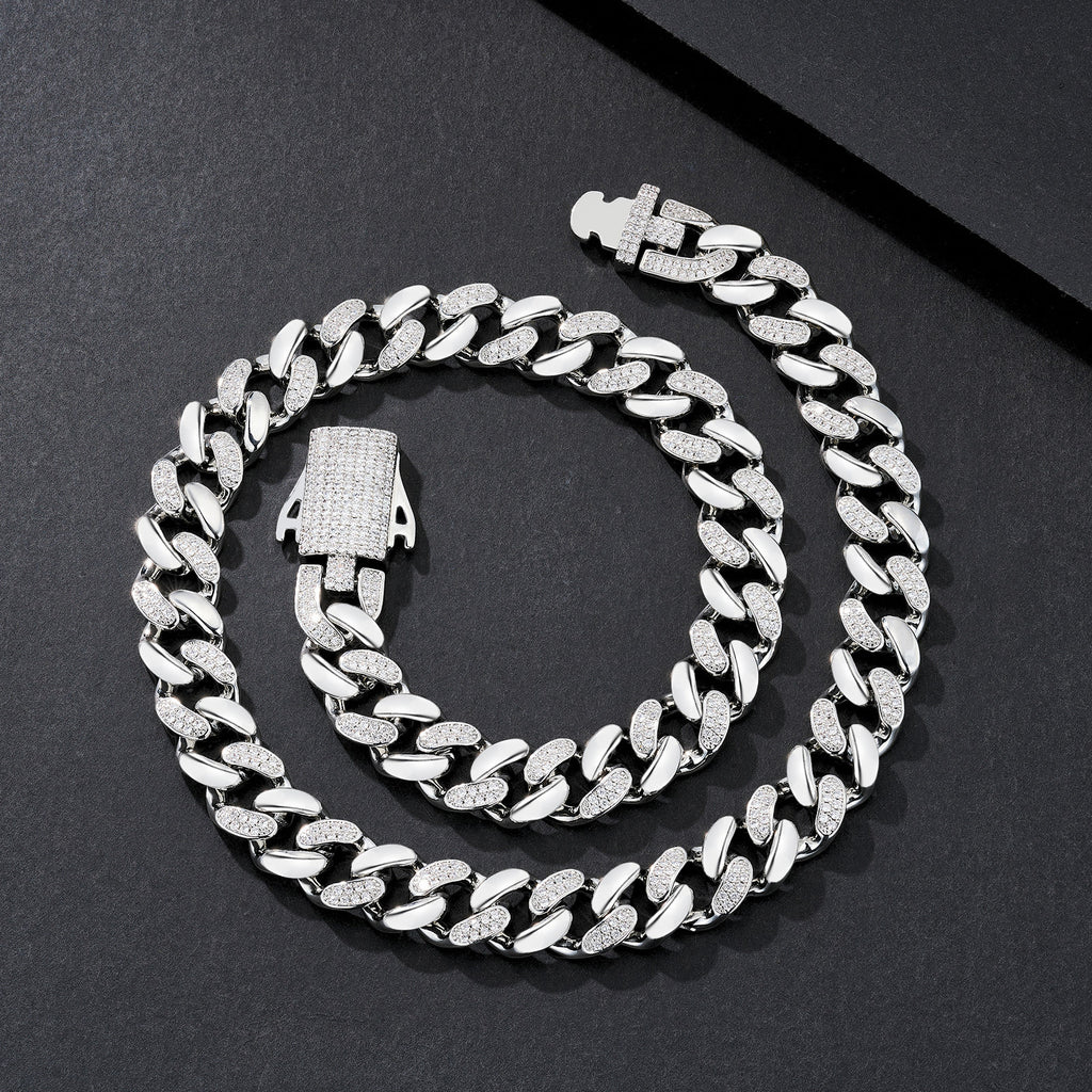 12mm Classic Plain Miami Cuban