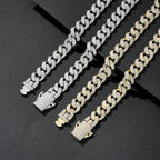 12mm High-Shine Iced Miami Cuban
