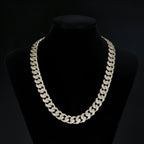 12mm High-Shine Iced Miami Cuban