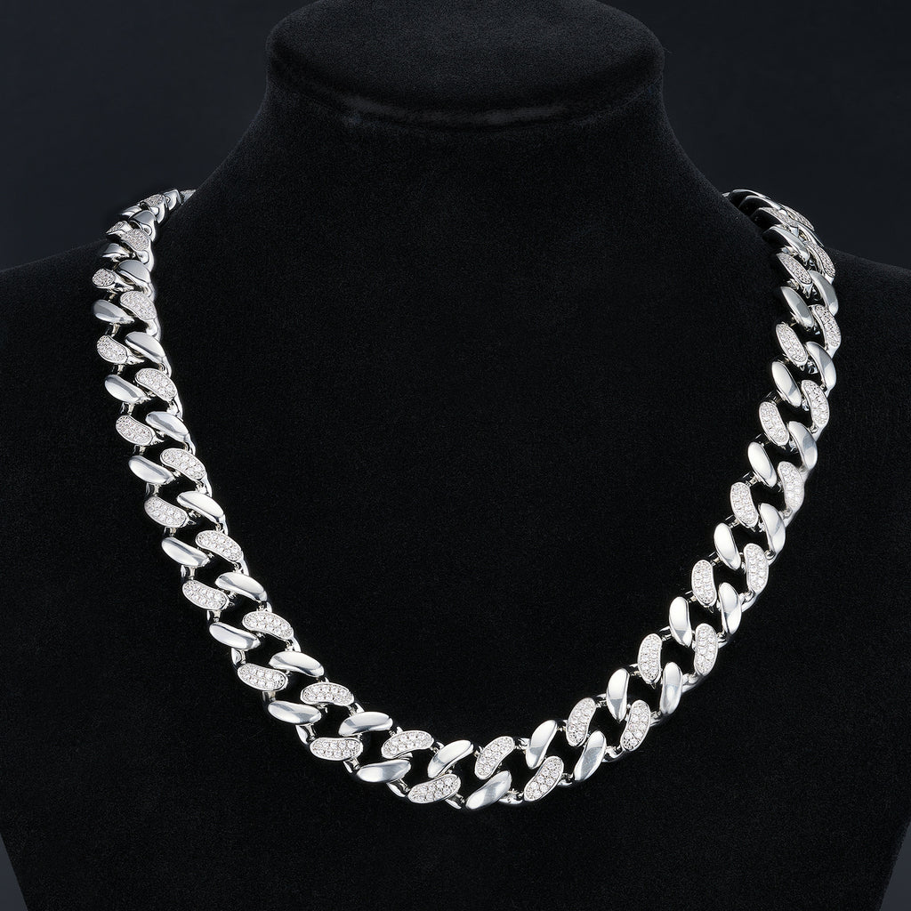 12mm Classic Plain Miami Cuban