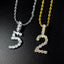Custom Minimalist Number Pendant