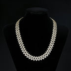 15mm Slim Bling Iced Miami Cuban