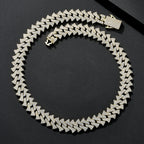 15mm Slim Bling Iced Miami Cuban