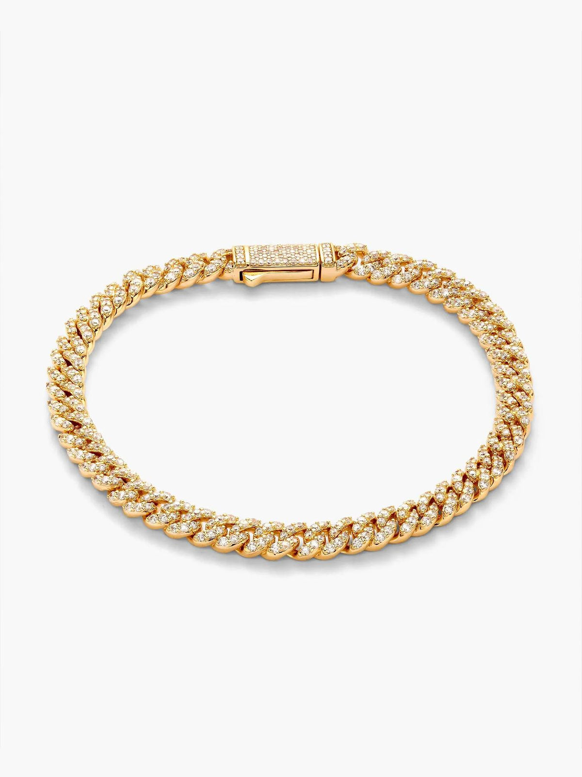5mm Iced Miami Cuban Link Bracelet