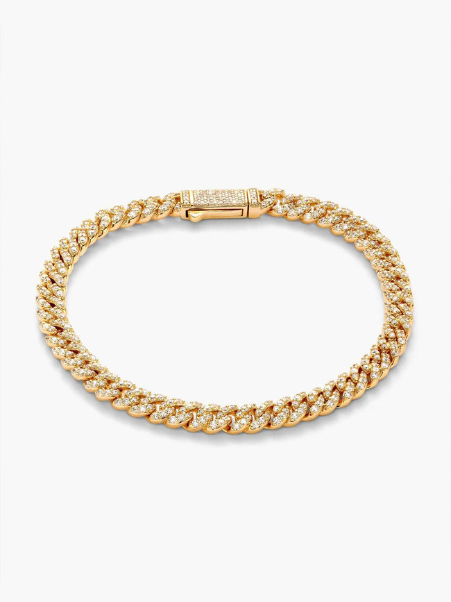 5mm Iced Miami Cuban Link Bracelet Hover Image