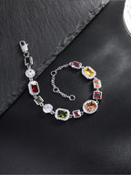 10mm Multicolor Gemstone Bracelet