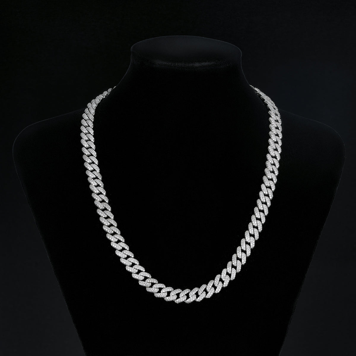 8mm Thin-Prong Iced Miami Cuban