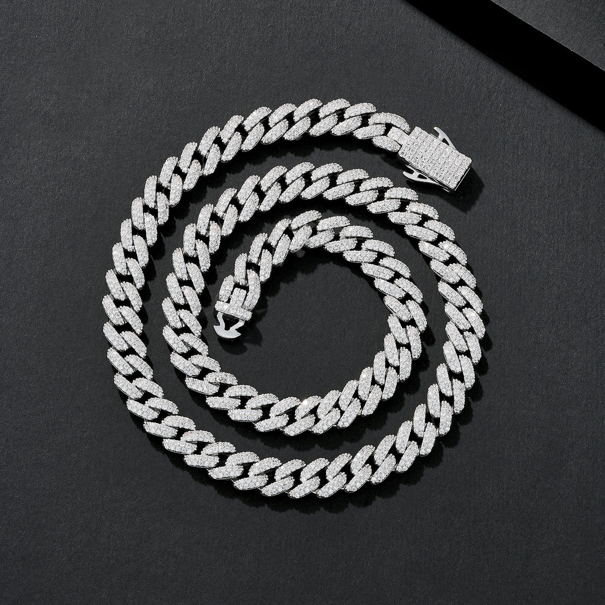8mm Thin-Prong Iced Miami Cuban