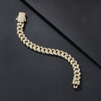 12mm Prong-Set Iced Miami Cuban Bracelet