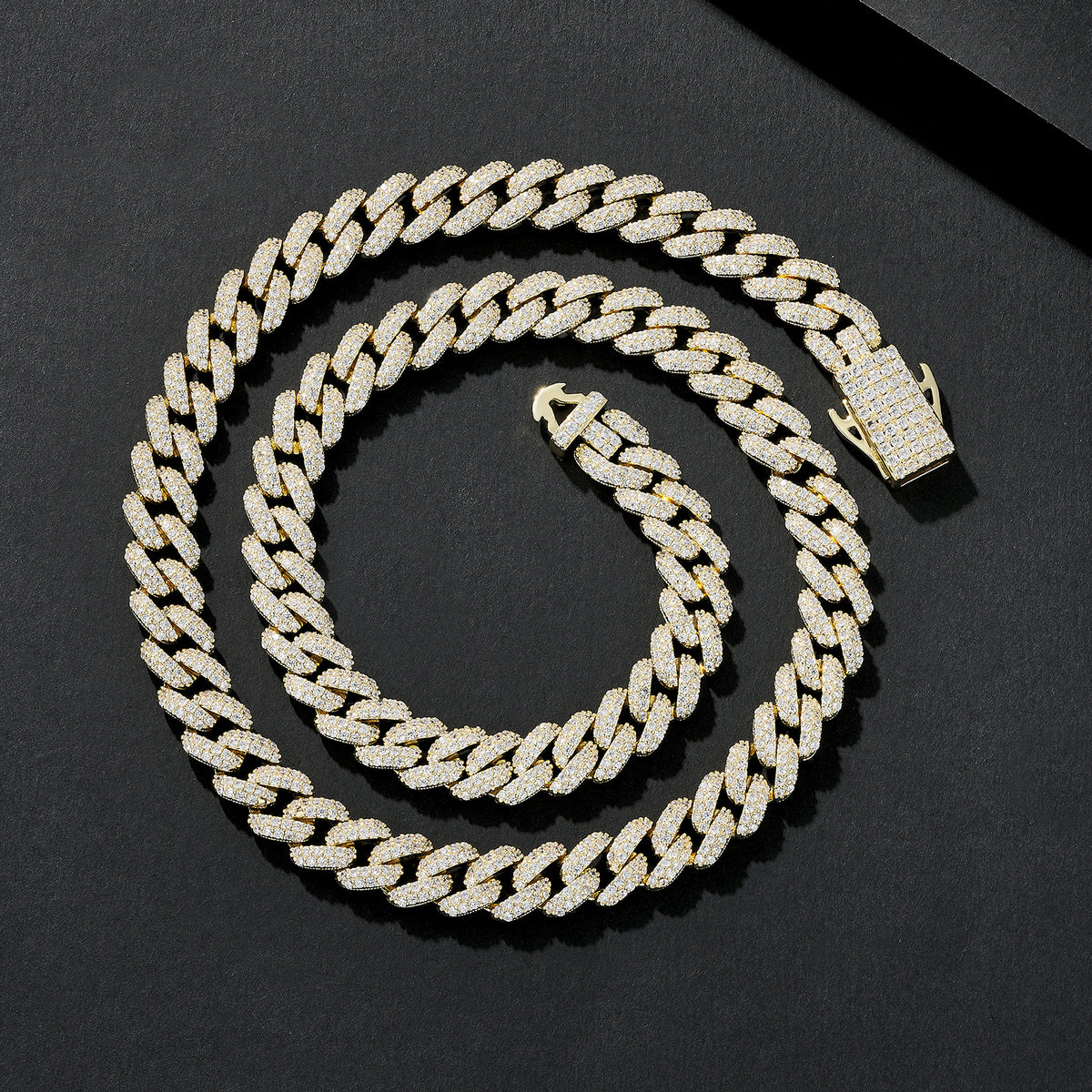 8mm Thin-Prong Iced Miami Cuban
