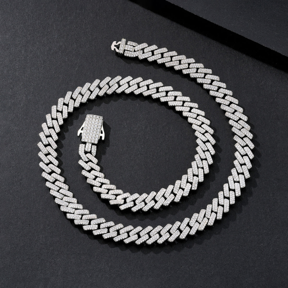 8mm Compact-Link Plain Miami Cuban