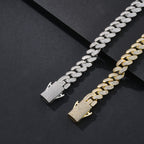 12mm Prong-Set Iced Miami Cuban Bracelet