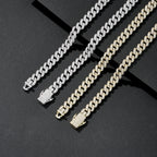 8mm Thin-Prong Iced Miami Cuban