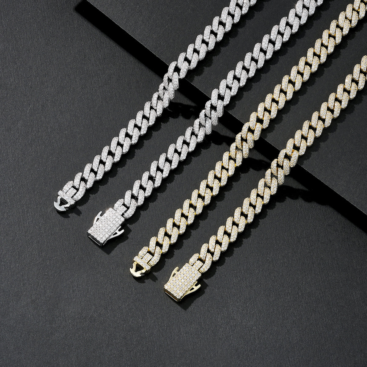 8mm Thin-Prong Iced Miami Cuban