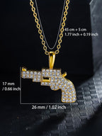 3D Revolver Pendant