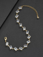 8mm Rhomboid CZ Bracelet