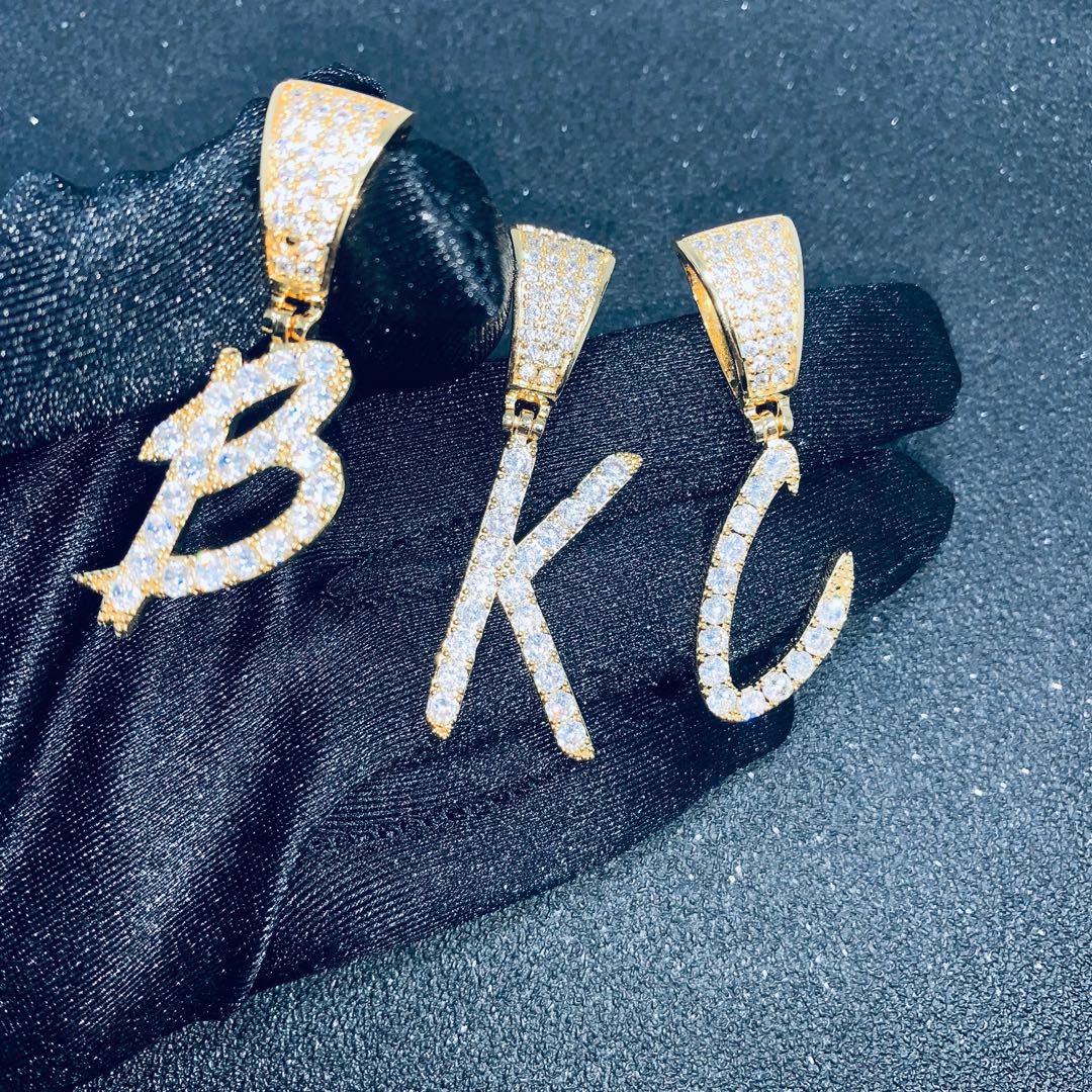 Custom Script Letter & Number Pendant