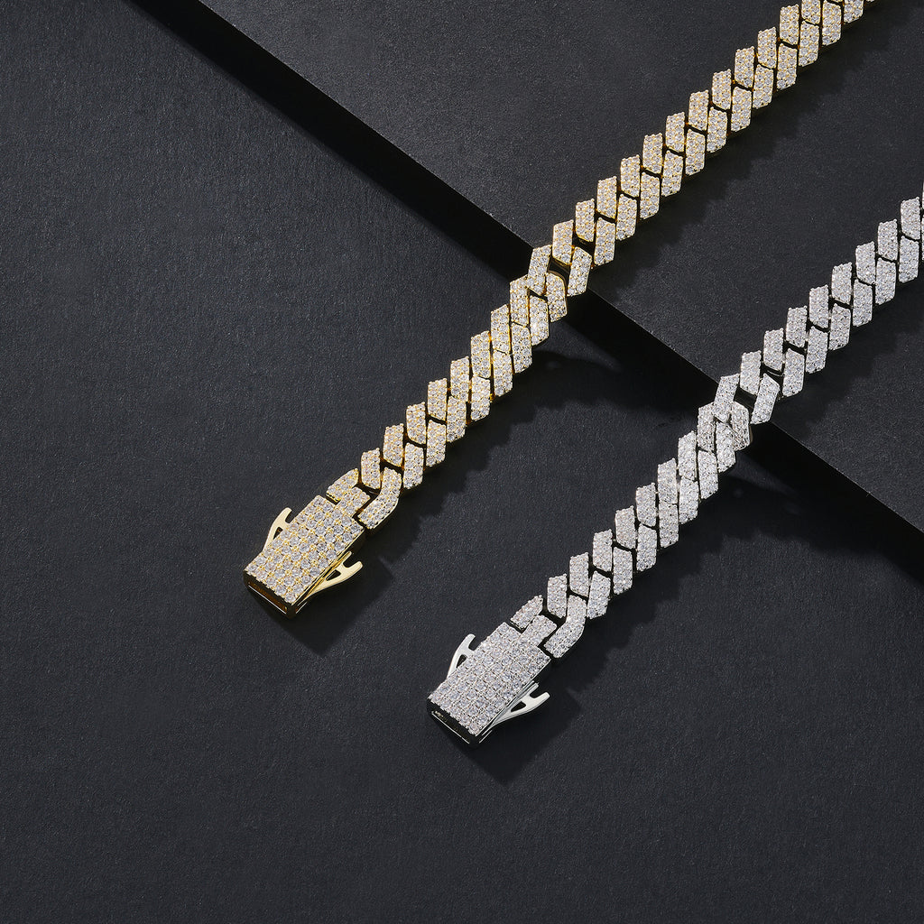8mm Mini-Bling Iced Miami Cuban Bracelet