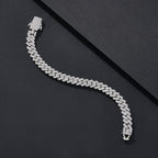 8mm Mini-Bling Iced Miami Cuban Bracelet