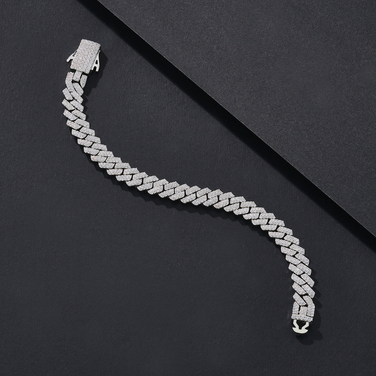 8mm Mini-Bling Iced Miami Cuban Bracelet