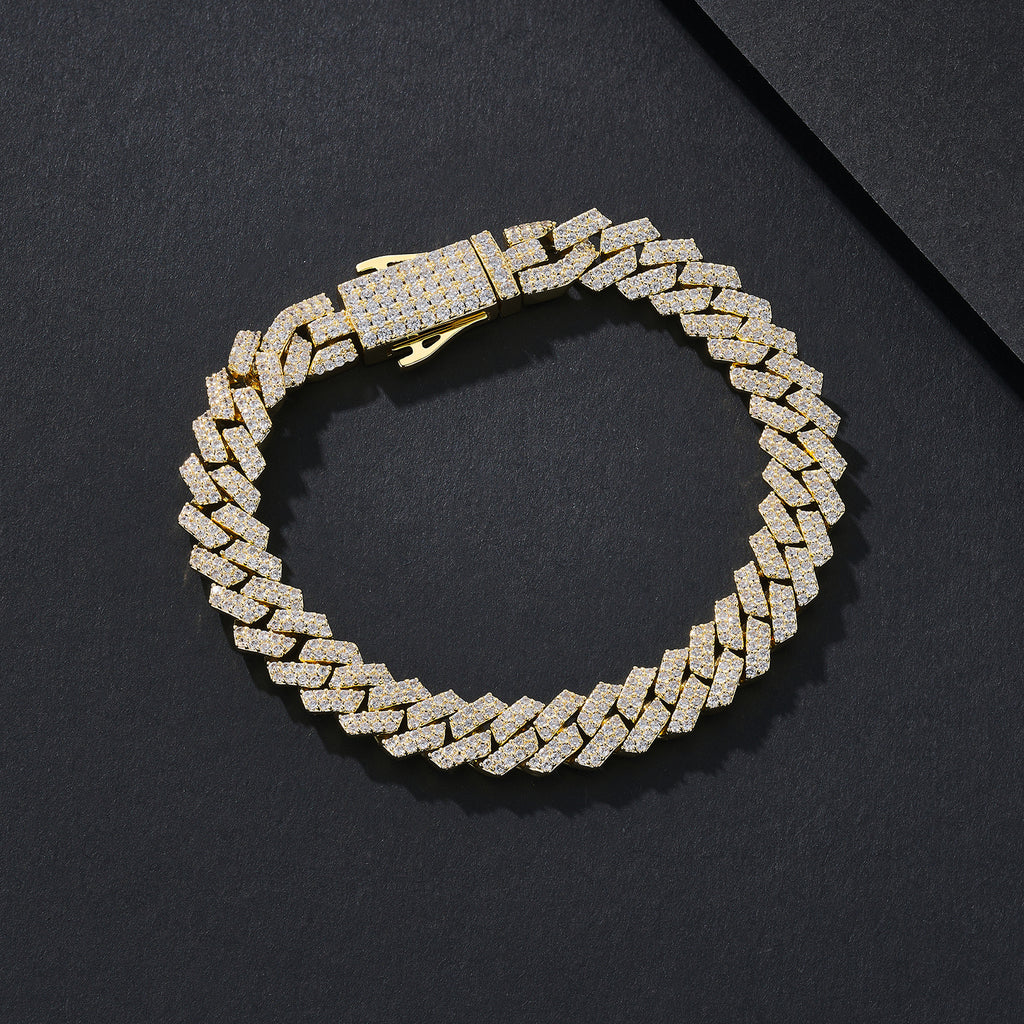 8mm Mini-Bling Iced Miami Cuban Bracelet