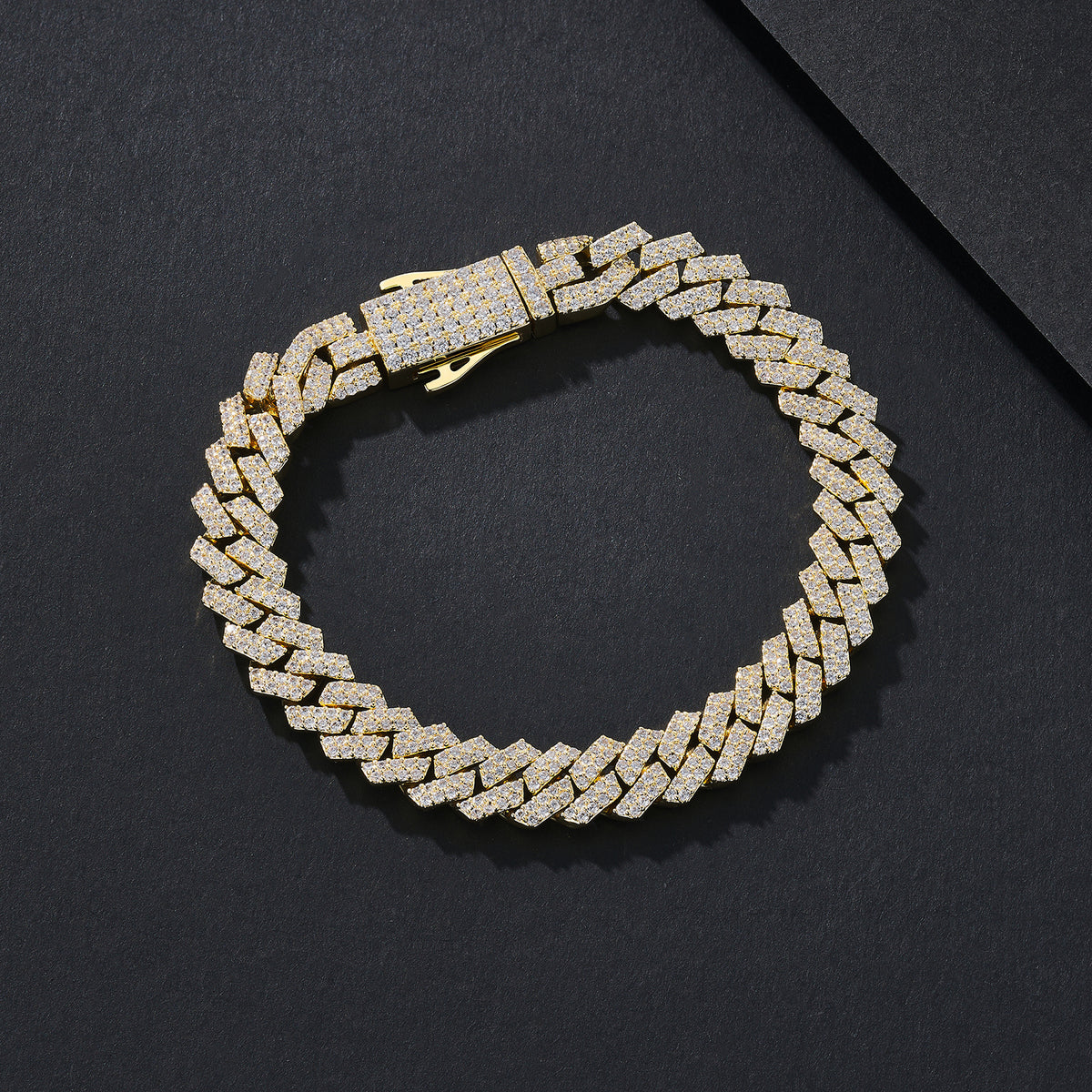 8mm Mini-Bling Iced Miami Cuban Bracelet