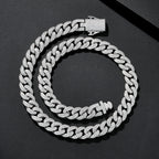 12mm Prong‑Set Iced Miami Cuban